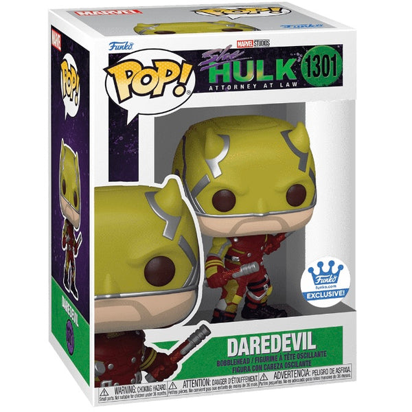 Marvel #1301 Daredevil (Yellow/Red Suit) - She Hulk Attorney at Law • Funko Shop Exclusive