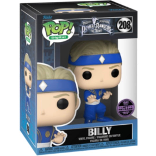 POP! Digital #208 Billy (Blue Ranger) - Mighty Morphin Power Rangers: The Movie • NFT Release 1900 Pieces