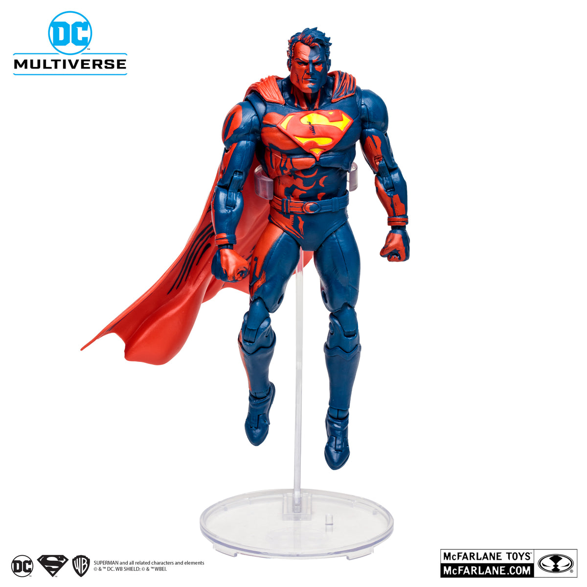 Mcfarlane toys dc multiverse red son superman