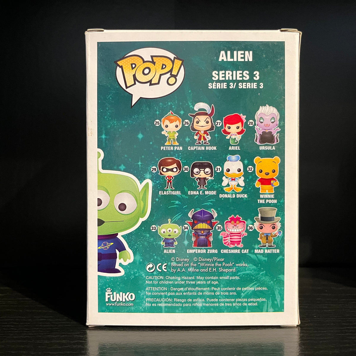 Funko Pop! Disney Pixar 33 Alien / SDCC 2012 LE 480 Metallic