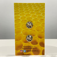 Beehive Collectibles x Priscilla Wilson : “Honey Bear” Enamel Pin • LE 50 Pieces