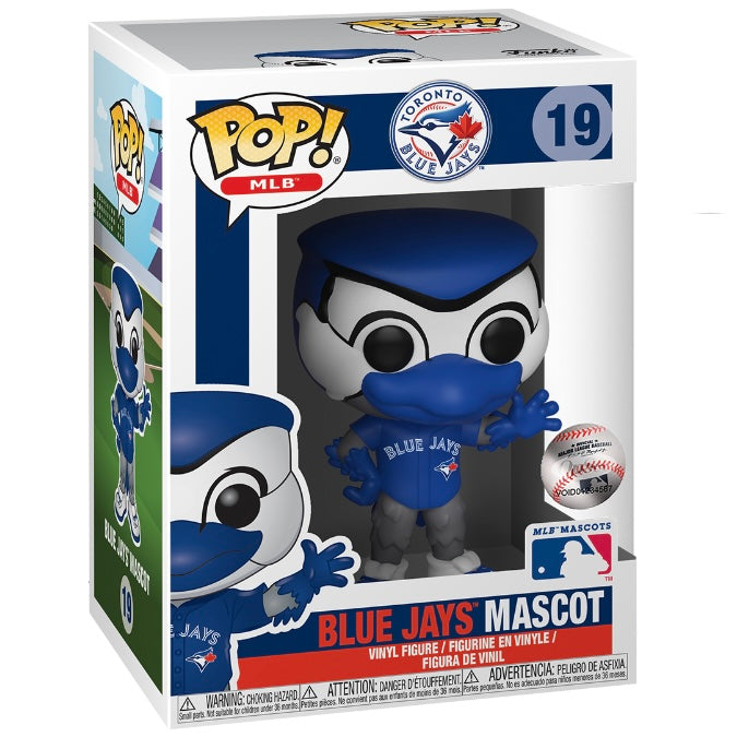 Play Ball! MLB Mascots Toronto Blue Jays Ace in Watercolor! 