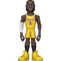 Funko Gold (5”) • NBA: LeBron James (Yellow Jersey) - Los Angeles Lakers