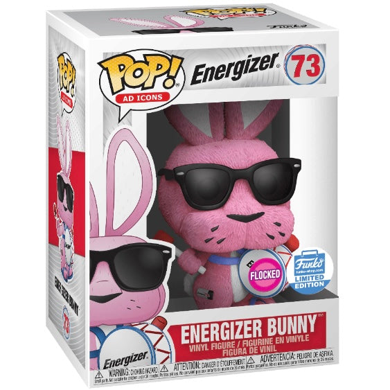 Ad Icons #073 Energizer Bunny (Flocked) • Funko Shop Exclusive
