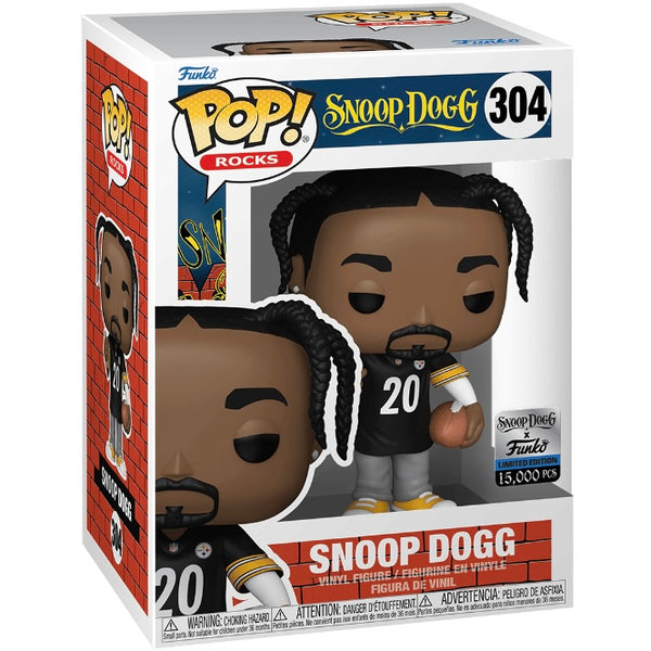 Rocks #304 Snoop Dogg with Football (Pittsburgh Steelers Jersey) • LE 15,000 Pieces