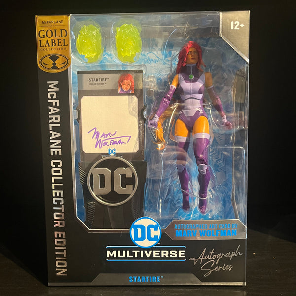 DC Multiverse • Starfire (DC Rebirth) - Gold Label Autograph Series • McFarlane Toys