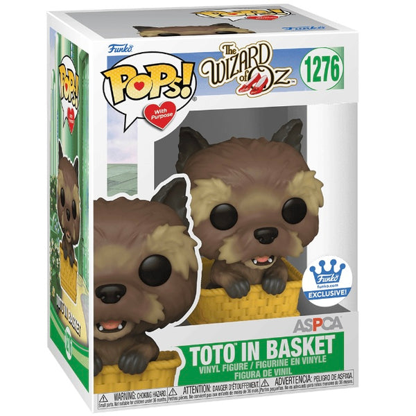 Movies #1276 Toto in Basket - The Wizard of Oz • Funko Shop Exclusive