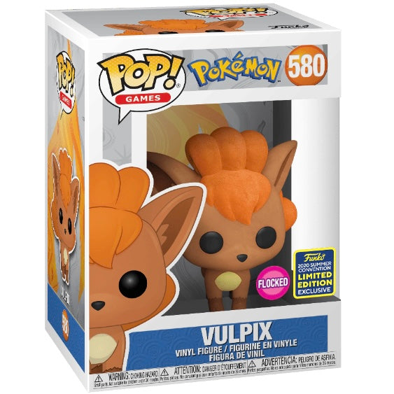 Games #0580 Vulpix (Flocked) - Pokémon • 2020 Wondercon Shared Exclusive