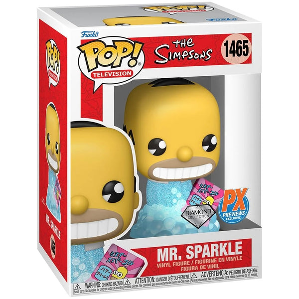 PREORDER • Television #1465 Mr. Sparkle (Diamond Edition) - The Simpsons • PX Exclusive