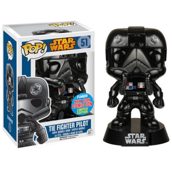 Star Wars #0051 Tie Fighter Pilot (Chrome) • 2015 NYCC Exclusive