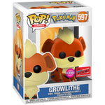 Games #0597 Growlithe (Flocked) - Pokémon • 2020 NYCC Exclusive (Official Sticker)