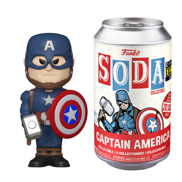 Vinyl SODA (Open Can) - Marvel: Captain America - Avengers Endgame (Common) • LE 16,700 Pieces • EE Exclusive