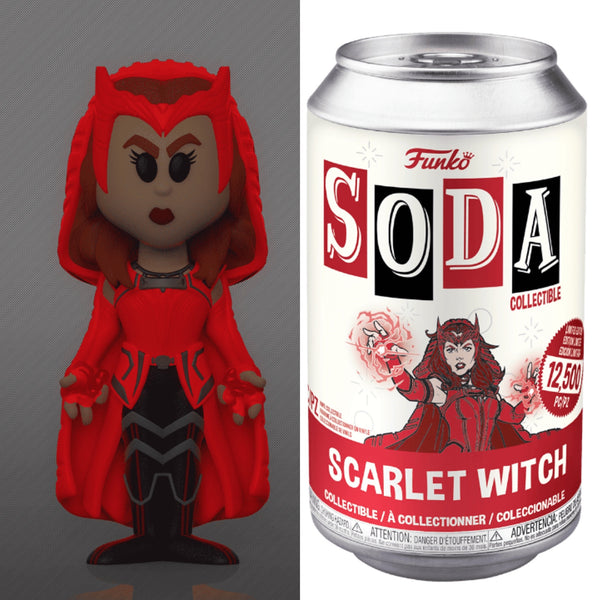 Vinyl Soda (Open Can) - Marvel: Scarlet Witch (GITD CHASE) • LE 2000 Pieces