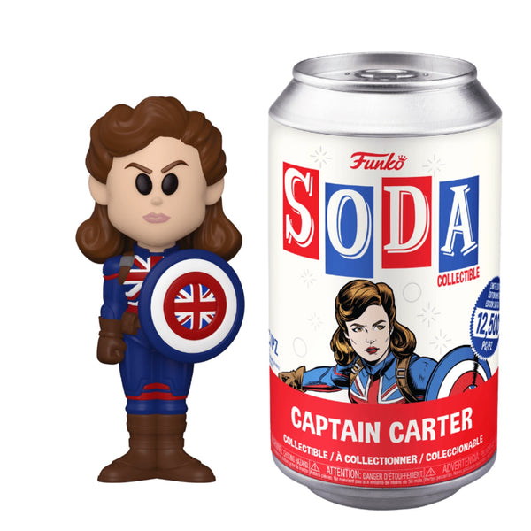 Vinyl Soda (Open Can) - Marvel: What If...? - Captain Carter (Common) • LE 12,500 Pieces