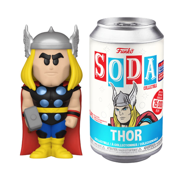 Vinyl SODA (Open Can) - Marvel: Thor (Common) • LE 12,500 Pieces • 2021 Summer Convention SDCC Shared Sticker