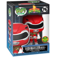 POP! Digital #076 Red Ranger (Dragon Shield, Power Sword and Dragon Dagger - Mighty Morphin Power Rangers • NFT Release 1875 Pieces