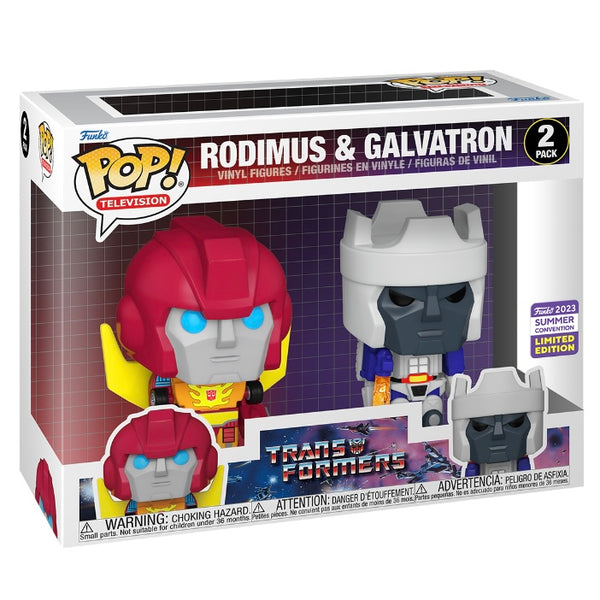 Television 2-Pack Rodimus & Galvatron - Transformers • 2023 Summer Convention Shared Exclusive
