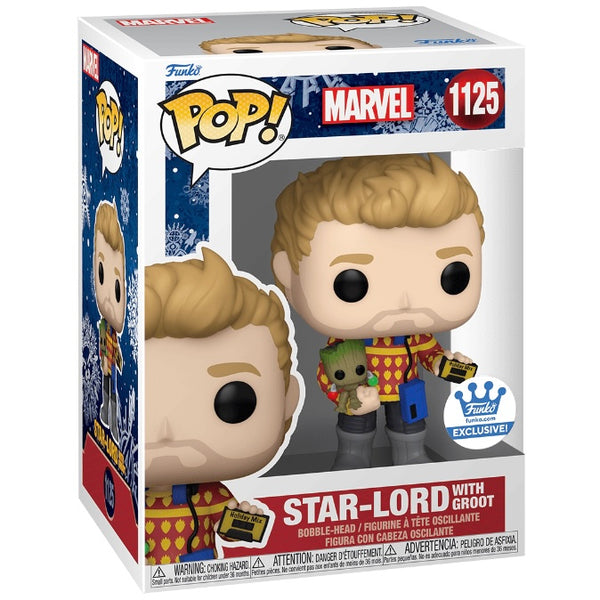 Marvel #1125 Star-Lord with Groot - Guardians of the Galaxy • Funko Shop Exclusive