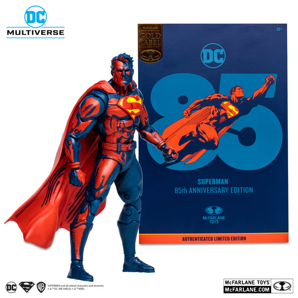 DC McFarlane Toys • Superman 85th Anniversary • Gold Label Collection - 2023 SDCC Exclusive
