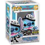 Disney #1234 Skeleton Stitch (Glow CHASE) - Lilo & Stitch • EE Exclusive