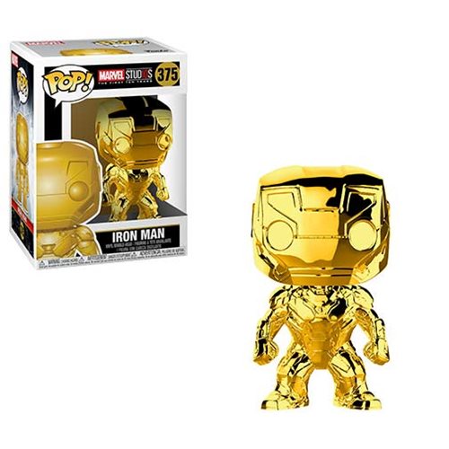 Marvel #0375 Gold Chrome Iron Man