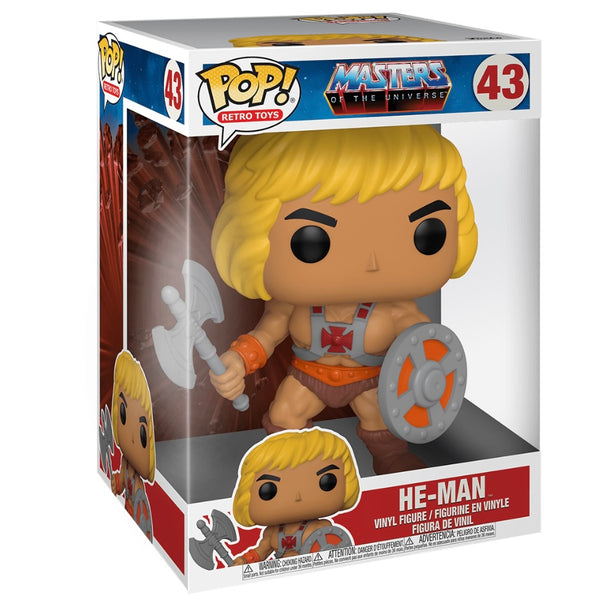 Retro Toys #043 He-Man • 10 inch Jumbo POP! - Masters of the Universe