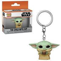 POP! Keychain Star Wars The Mandalorian : The Child with Cup