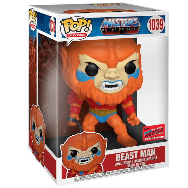 Television #1039 Beast Man • 10 inch Jumbo POP! - Masters of the Universe