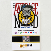 Mikey Mic Logo Enamel Pin - The Average Nerd Podcast