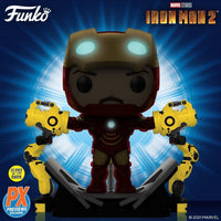 Marvel #0905 Iron Man MK IV with Gantry (Iron Man 2) - GITD POP! Deluxe