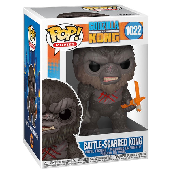 Movies #1022 Battle Scarred Kong - Godzilla vs. Kong