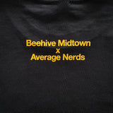 Beehive Collectibles Short Sleeve Tee - ‘Whisper Beehive Midtown’ (Japanese Katakana) • Black