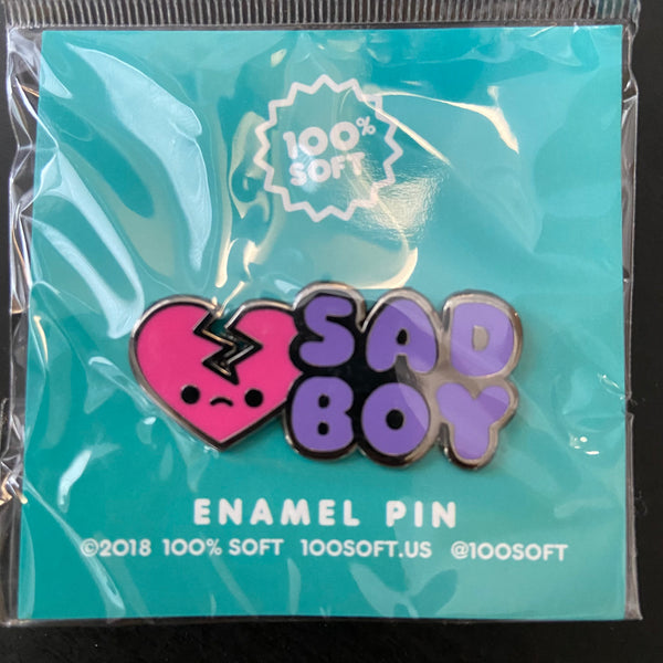 100% Soft - Sad Boy • Enamel Pin