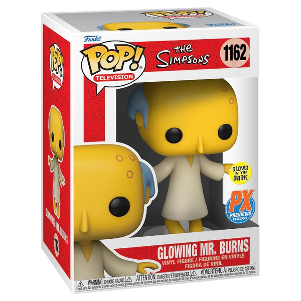 Television #1162 Glowing Mr. Burns (GITD) - The Simpsons • PX Exclusive