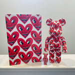 Medicom Toy - Bearbrick 100% & 400% • Keith Haring