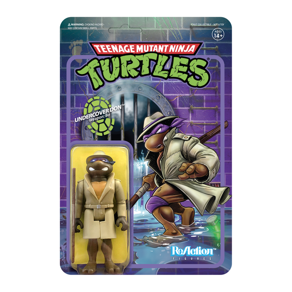 ReAction Figures • Teenage Mutant Ninja Turtles - Undercover Don (Donatello)