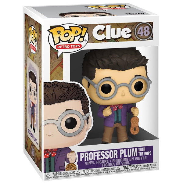 Retro Toys #048 Professor Plum with The Rope - Clue