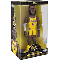 Funko Gold (12”) • NBA: LeBron James (Yellow Jersey) - Los Angeles Lakers