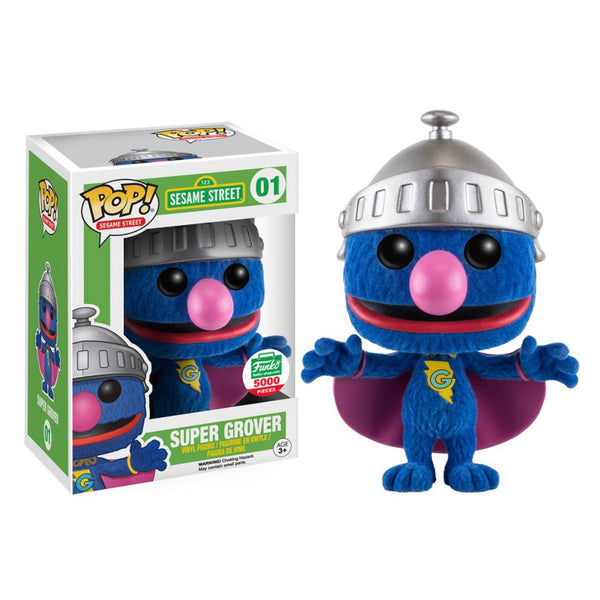 Sesame Street #01 Super Grover (Flocked) - LE 5000 Pieces