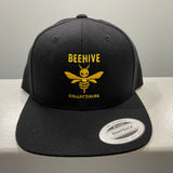 Beehive Collectibles Snapback Hat - Black (Version 3 Logo)